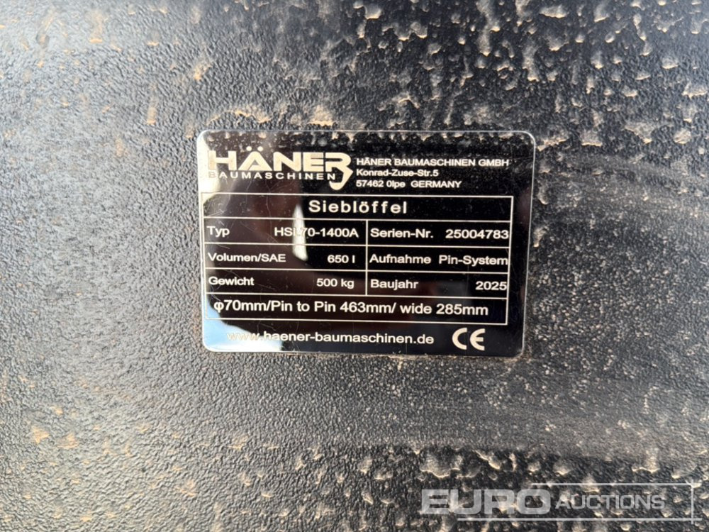 Unused 2025 Häner HSL70-1400A - Κουβας: φωτογραφία 5 Unused 2025 Häner HSL70-1400A - Κουβας: φωτογραφία 5
