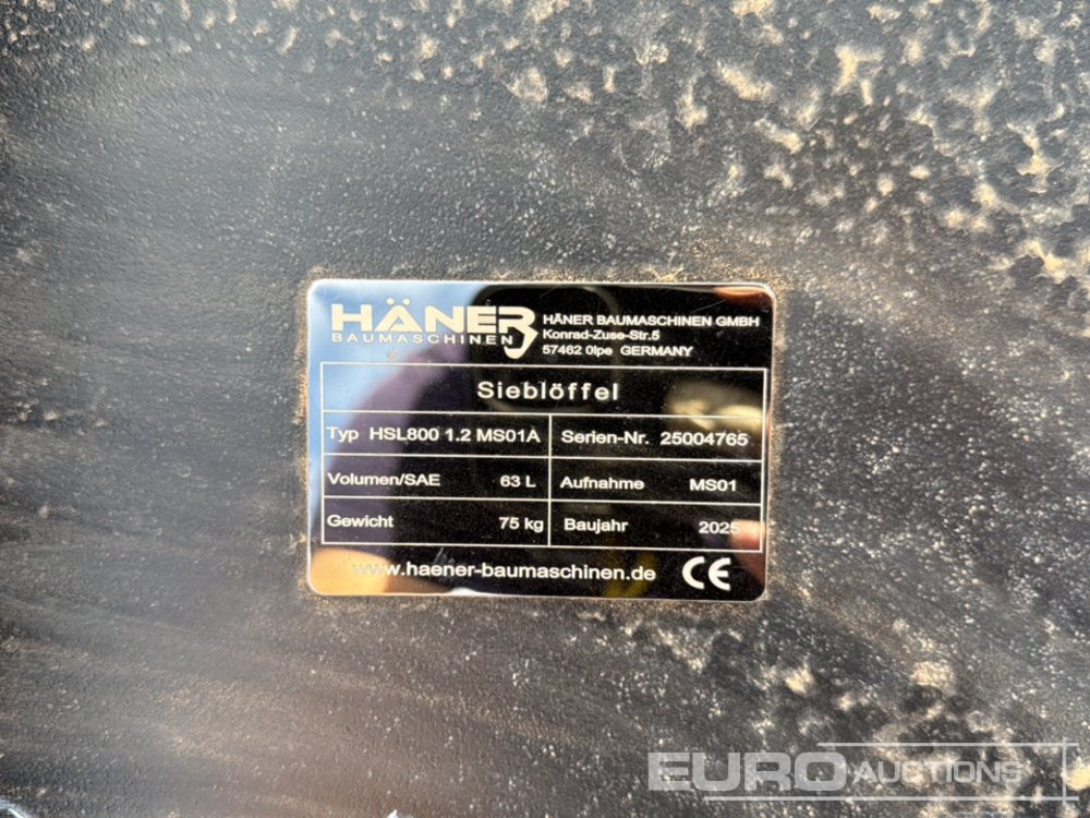 Unused 2025 Häner HSL800 1.2 MS01A - Κουβας: φωτογραφία 5 Unused 2025 Häner HSL800 1.2 MS01A - Κουβας: φωτογραφία 5