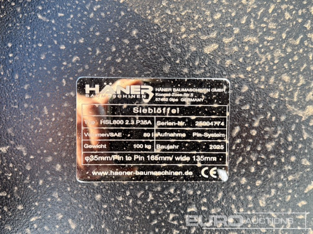 Unused 2025 Häner HSL800 2.3 P35A - Κουβας: φωτογραφία 5 Unused 2025 Häner HSL800 2.3 P35A - Κουβας: φωτογραφία 5