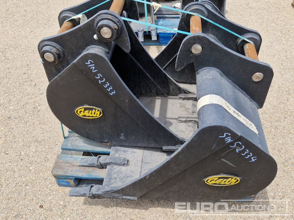 Unused Geith H08-1000 40" Digging Bucket, H08-0450 18" Digging Bucket 50mm Pin to suit Mini Excavator / Conjunto Cazos - Κουβας: φωτογραφία 5 Unused Geith H08-1000 40" Digging Bucket, H08-0450 18" Digging Bucket 50mm Pin to suit Mini Excavator / Conjunto Cazos - Κουβας: φωτογραφία 5