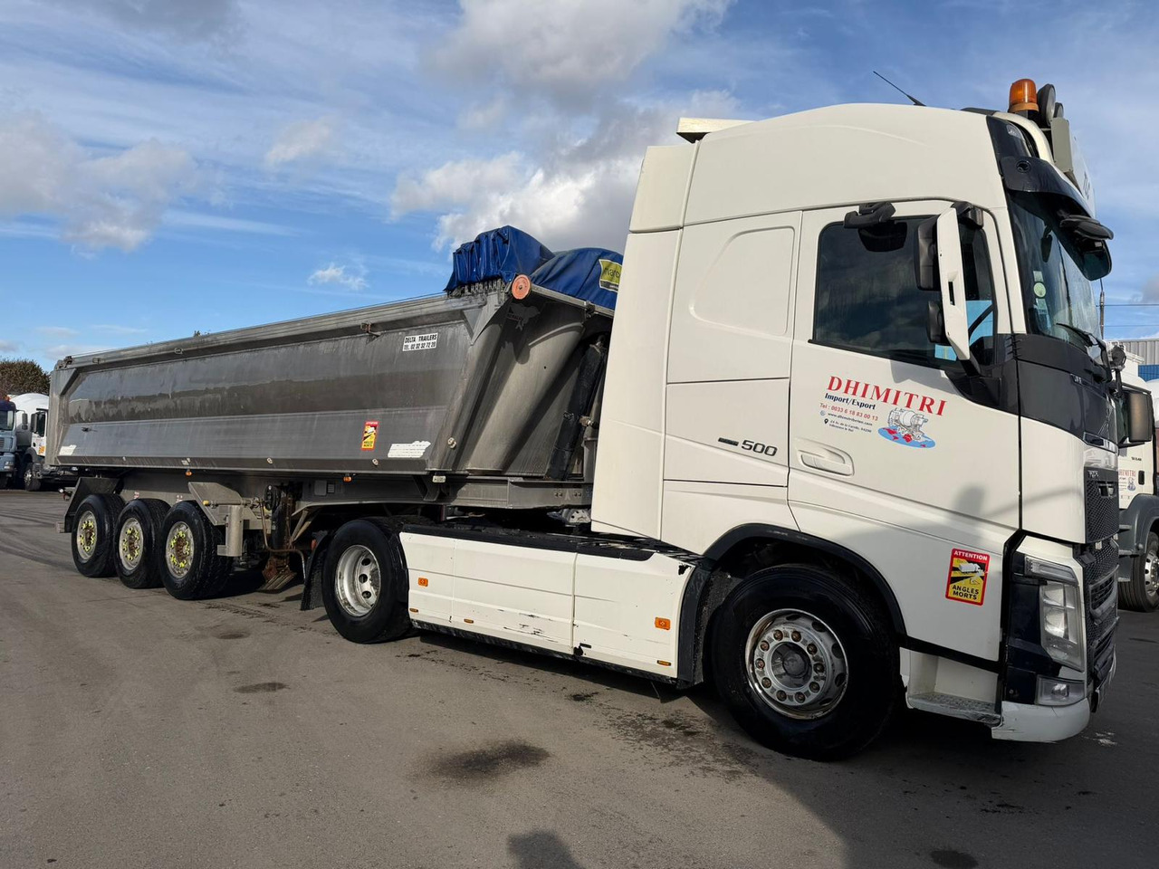 Ensemble tracteur + semi benne arrière DL-666-MB - Τράκτορας, Επικαθήμενο ανατρεπόμενο: φωτογραφία 3 Ensemble tracteur + semi benne arrière DL-666-MB - Τράκτορας, Επικαθήμενο ανατρεπόμενο: φωτογραφία 3