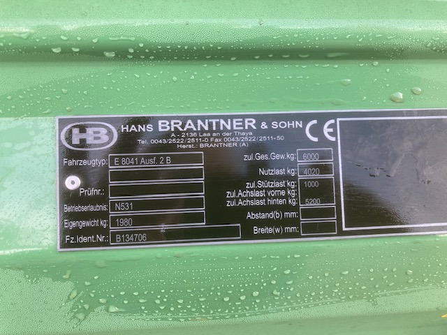 Brantner E 6040 POWER FLEX - Ανατρεπόμενη ρυμούλκα για τρακτέρ: φωτογραφία 2 Brantner E 6040 POWER FLEX - Ανατρεπόμενη ρυμούλκα για τρακτέρ: φωτογραφία 2