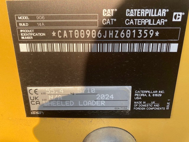 Caterpillar 906-14A - Ελαστιχοφόρος φορτωτής: φωτογραφία 2 Caterpillar 906-14A - Ελαστιχοφόρος φορτωτής: φωτογραφία 2