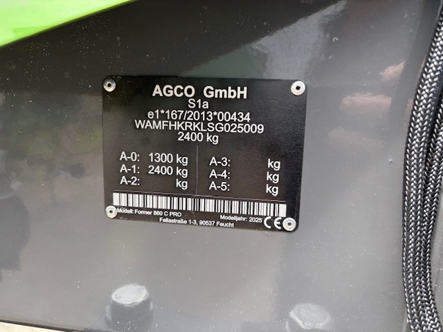Fendt Former 860 C PRO - Χορτοσυλλέκτης: φωτογραφία 2 Fendt Former 860 C PRO - Χορτοσυλλέκτης: φωτογραφία 2