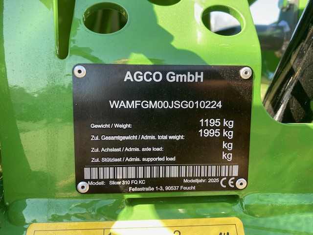 Fendt Slicer 310 FQ KC - Χορτοκοπτικό: φωτογραφία 2 Fendt Slicer 310 FQ KC - Χορτοκοπτικό: φωτογραφία 2