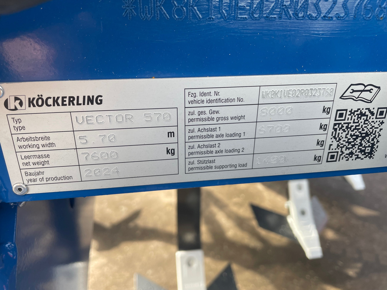 Köckerling Vector 570 - Καλλιεργητής: φωτογραφία 2 Köckerling Vector 570 - Καλλιεργητής: φωτογραφία 2
