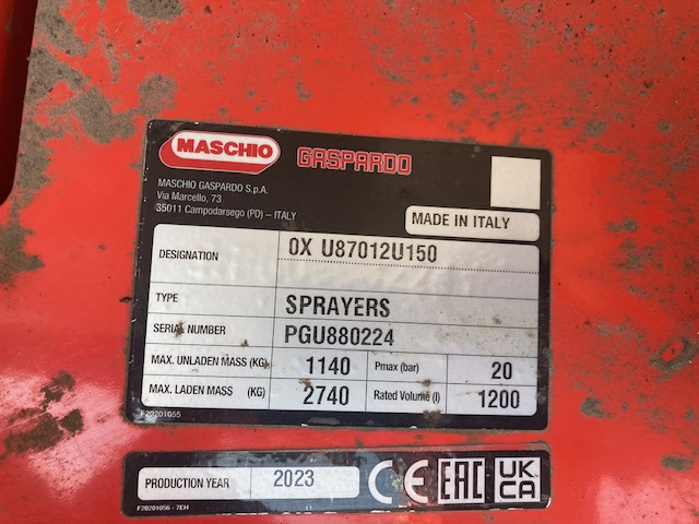 Maschio TEMPO 1201 Bravo - Αναρτώμενο ψεκαστικό: φωτογραφία 2 Maschio TEMPO 1201 Bravo - Αναρτώμενο ψεκαστικό: φωτογραφία 2