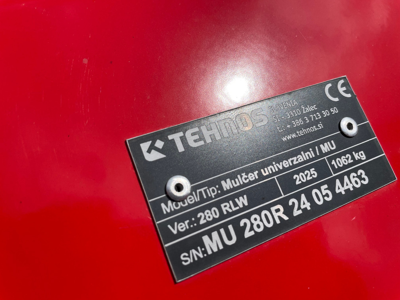 Tehnos Universalmulcher MU 280R Profi - Καταστροφέας με σφυριά: φωτογραφία 2 Tehnos Universalmulcher MU 280R Profi - Καταστροφέας με σφυριά: φωτογραφία 2