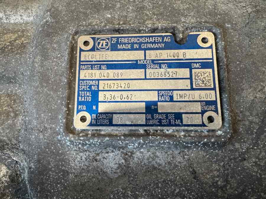 VOLVO GEARBOX 6AP1400B // 21673420 - Κιβώτιο ταχυτήτων για Φορτηγό: φωτογραφία 2 VOLVO GEARBOX 6AP1400B // 21673420 - Κιβώτιο ταχυτήτων για Φορτηγό: φωτογραφία 2