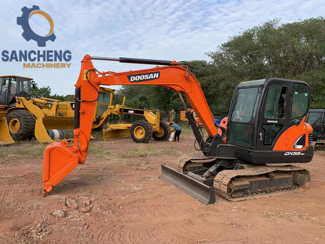 DOOSAN DX55 - Εκσκαφέας: φωτογραφία 4 DOOSAN DX55 - Εκσκαφέας: φωτογραφία 4
