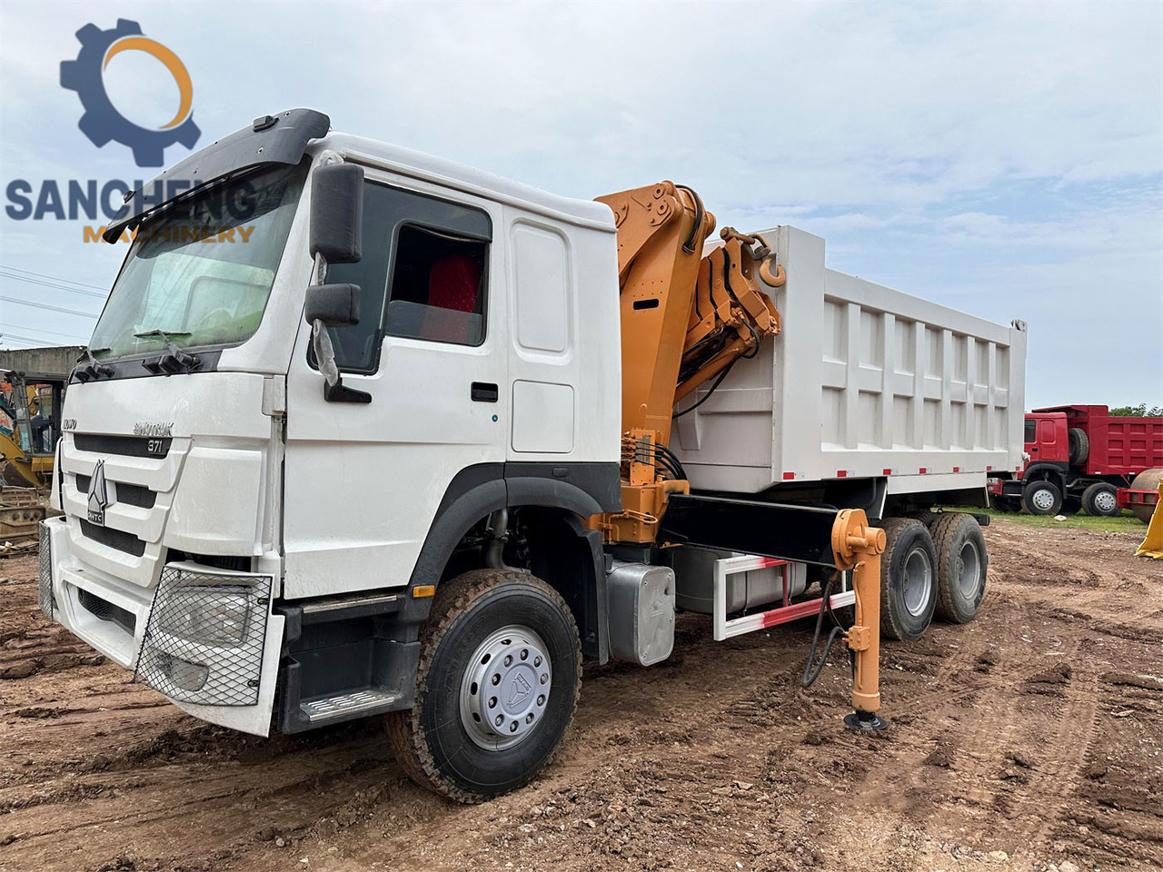 SINOTRUK Howo 371 6x4 crane truck - Φορτηγό με γερανό: φωτογραφία 1 SINOTRUK Howo 371 6x4 crane truck - Φορτηγό με γερανό: φωτογραφία 1