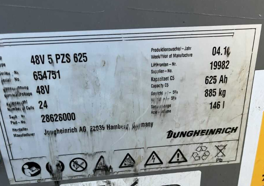 Jungheinrich EFG316k - Ηλεκτροκίνητο περονοφόρο: φωτογραφία 4 Jungheinrich EFG316k - Ηλεκτροκίνητο περονοφόρο: φωτογραφία 4