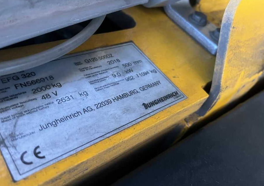 Jungheinrich EFG320 - Ηλεκτροκίνητο περονοφόρο: φωτογραφία 4 Jungheinrich EFG320 - Ηλεκτροκίνητο περονοφόρο: φωτογραφία 4