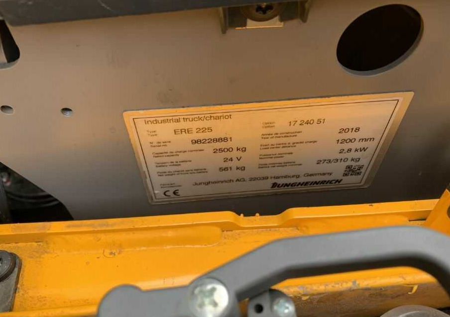 Jungheinrich ERE225 - Παλετοφόρο: φωτογραφία 4 Jungheinrich ERE225 - Παλετοφόρο: φωτογραφία 4