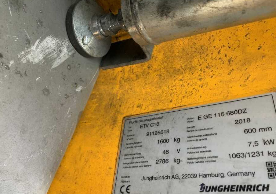 Jungheinrich ETVC16 - Ανυψωτικό στενών δρόμων: φωτογραφία 4 Jungheinrich ETVC16 - Ανυψωτικό στενών δρόμων: φωτογραφία 4