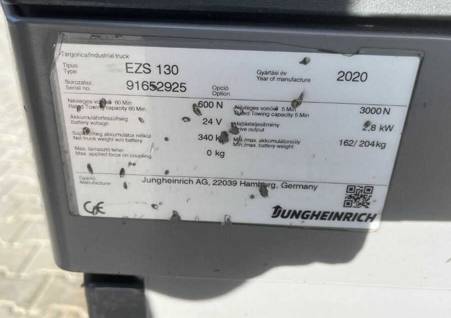 Jungheinrich EZS130 - Μηχάνημα έλξης: φωτογραφία 4 Jungheinrich EZS130 - Μηχάνημα έλξης: φωτογραφία 4