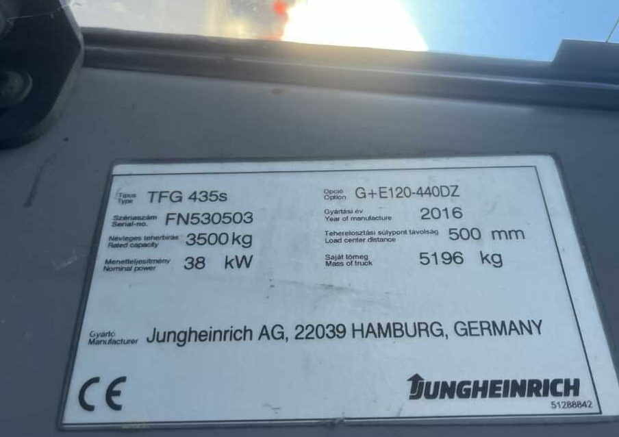 Jungheinrich TFG435s - Υγραεριοκίνητο περονοφόρο: φωτογραφία 4 Jungheinrich TFG435s - Υγραεριοκίνητο περονοφόρο: φωτογραφία 4