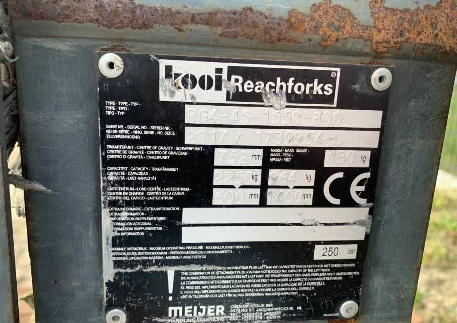 Kooi RG4-45-1550 - Μπούμα για Ανυψωτικό μηχάνημα: φωτογραφία 1 Kooi RG4-45-1550 - Μπούμα για Ανυψωτικό μηχάνημα: φωτογραφία 1