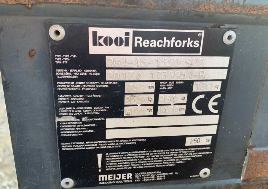Kooi RG4-45-1550 - Μπούμα για Ανυψωτικό μηχάνημα: φωτογραφία 2 Kooi RG4-45-1550 - Μπούμα για Ανυψωτικό μηχάνημα: φωτογραφία 2