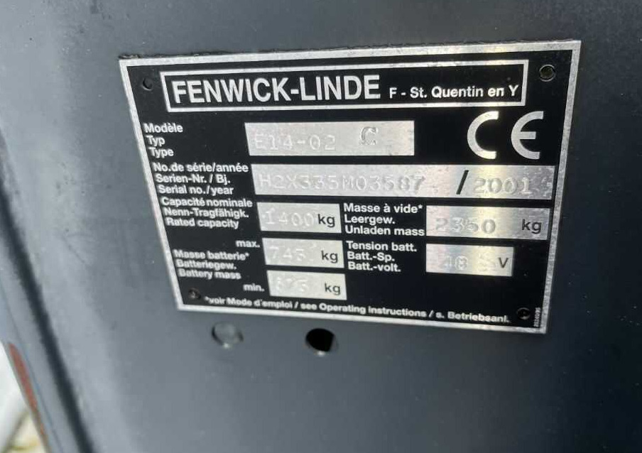 Linde E14 - Ηλεκτροκίνητο περονοφόρο: φωτογραφία 4 Linde E14 - Ηλεκτροκίνητο περονοφόρο: φωτογραφία 4