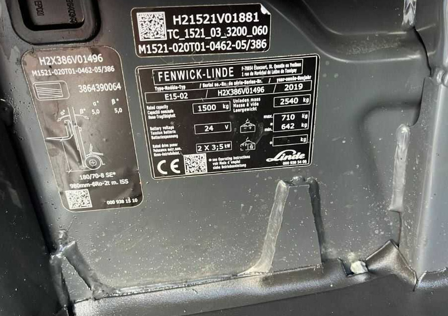 Linde E15-02 - Ηλεκτροκίνητο περονοφόρο: φωτογραφία 4 Linde E15-02 - Ηλεκτροκίνητο περονοφόρο: φωτογραφία 4