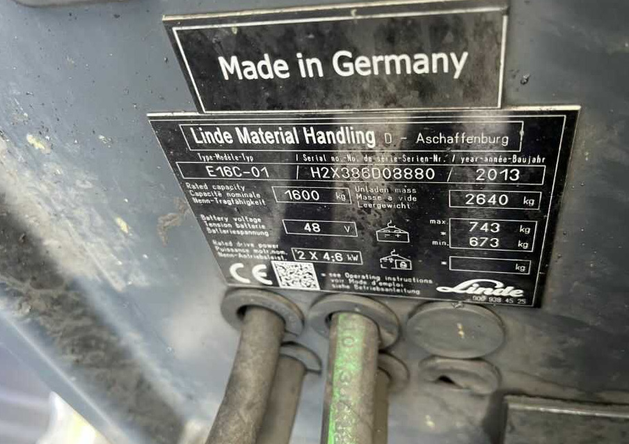 Linde E16-01 - Ηλεκτροκίνητο περονοφόρο: φωτογραφία 4 Linde E16-01 - Ηλεκτροκίνητο περονοφόρο: φωτογραφία 4