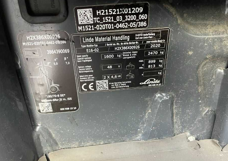 Linde E16-02 - Ηλεκτροκίνητο περονοφόρο: φωτογραφία 4 Linde E16-02 - Ηλεκτροκίνητο περονοφόρο: φωτογραφία 4