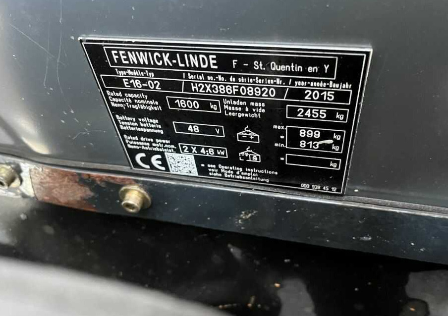 Linde E16-02 - Ηλεκτροκίνητο περονοφόρο: φωτογραφία 4 Linde E16-02 - Ηλεκτροκίνητο περονοφόρο: φωτογραφία 4