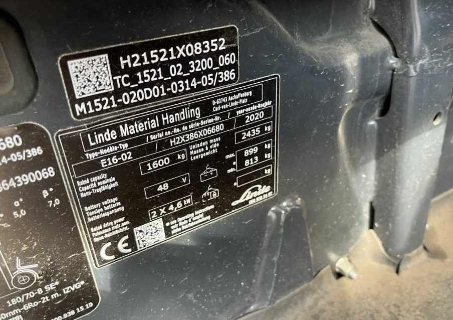Linde E16-02 - Ηλεκτροκίνητο περονοφόρο: φωτογραφία 4 Linde E16-02 - Ηλεκτροκίνητο περονοφόρο: φωτογραφία 4