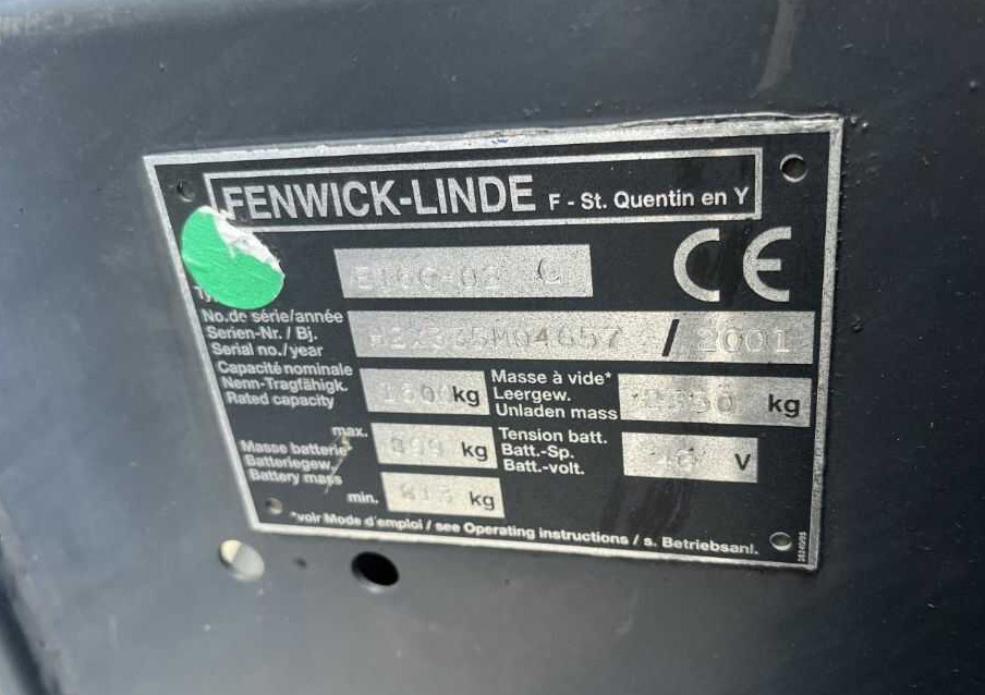 Linde E16C-01 - Ηλεκτροκίνητο περονοφόρο: φωτογραφία 4 Linde E16C-01 - Ηλεκτροκίνητο περονοφόρο: φωτογραφία 4