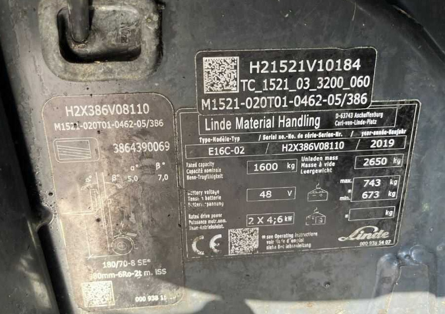 Linde E16C-02 - Ηλεκτροκίνητο περονοφόρο: φωτογραφία 4 Linde E16C-02 - Ηλεκτροκίνητο περονοφόρο: φωτογραφία 4