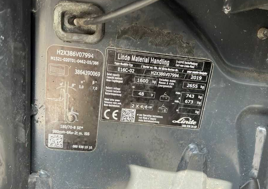 Linde E16C-02 - Ηλεκτροκίνητο περονοφόρο: φωτογραφία 4 Linde E16C-02 - Ηλεκτροκίνητο περονοφόρο: φωτογραφία 4