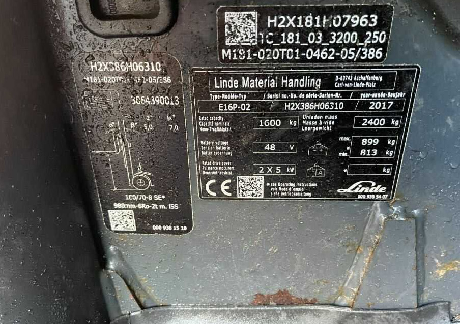 Linde E16P-01 - Ηλεκτροκίνητο περονοφόρο: φωτογραφία 4 Linde E16P-01 - Ηλεκτροκίνητο περονοφόρο: φωτογραφία 4