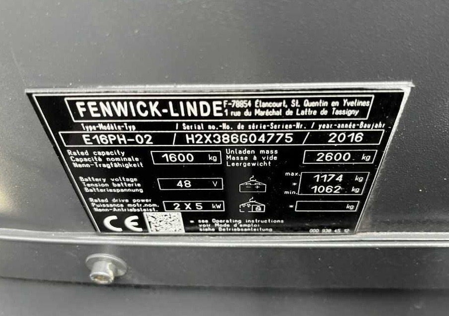 Linde E16PH-02 - Ηλεκτροκίνητο περονοφόρο: φωτογραφία 5 Linde E16PH-02 - Ηλεκτροκίνητο περονοφόρο: φωτογραφία 5