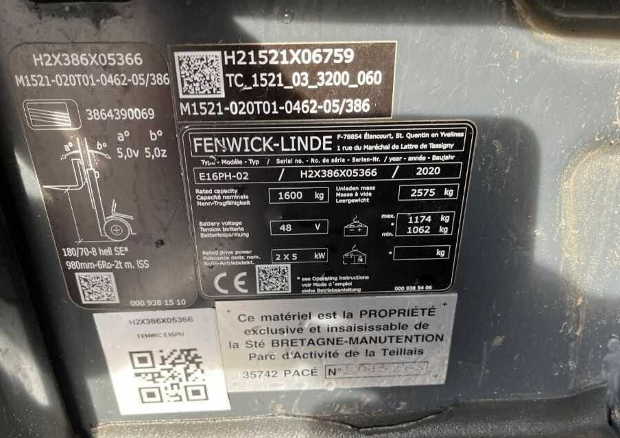 Linde E16PH-02 - Ηλεκτροκίνητο περονοφόρο: φωτογραφία 4 Linde E16PH-02 - Ηλεκτροκίνητο περονοφόρο: φωτογραφία 4