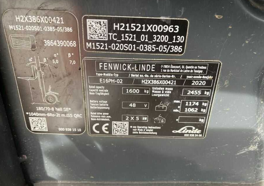 Linde E16PH-02 - Ηλεκτροκίνητο περονοφόρο: φωτογραφία 4 Linde E16PH-02 - Ηλεκτροκίνητο περονοφόρο: φωτογραφία 4