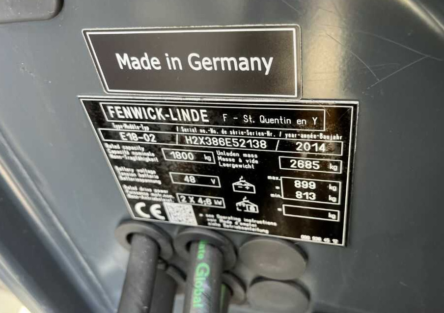 Linde E18-02 - Ηλεκτροκίνητο περονοφόρο: φωτογραφία 4 Linde E18-02 - Ηλεκτροκίνητο περονοφόρο: φωτογραφία 4