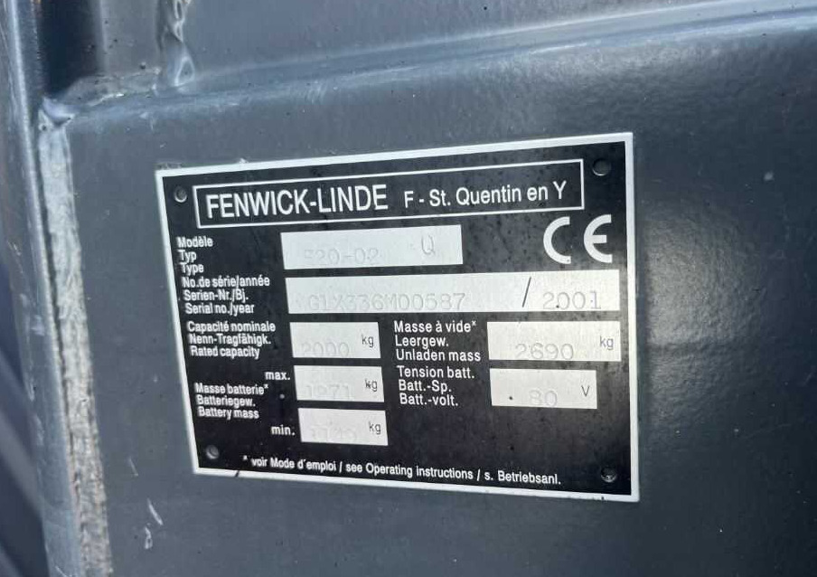 Linde E20-02 - Ηλεκτροκίνητο περονοφόρο: φωτογραφία 4 Linde E20-02 - Ηλεκτροκίνητο περονοφόρο: φωτογραφία 4