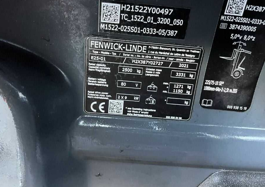 Linde E25-01 - Ηλεκτροκίνητο περονοφόρο: φωτογραφία 4 Linde E25-01 - Ηλεκτροκίνητο περονοφόρο: φωτογραφία 4