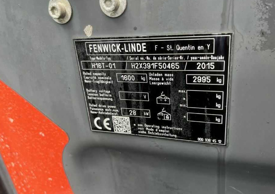 Linde H16T-01 - Υγραεριοκίνητο περονοφόρο: φωτογραφία 4 Linde H16T-01 - Υγραεριοκίνητο περονοφόρο: φωτογραφία 4
