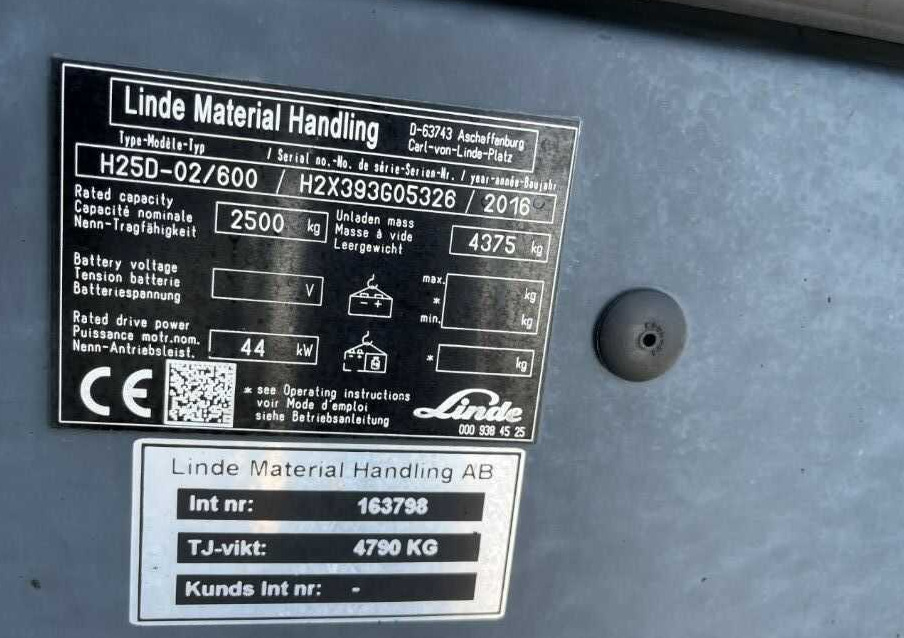Linde H25D-02/600 - Πετρελαιοκίνητο περονοφόρο: φωτογραφία 4 Linde H25D-02/600 - Πετρελαιοκίνητο περονοφόρο: φωτογραφία 4