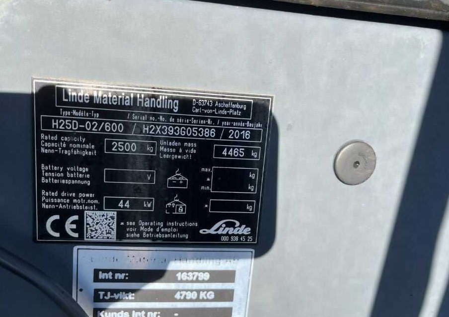 Linde H25D-02/600 - Πετρελαιοκίνητο περονοφόρο: φωτογραφία 4 Linde H25D-02/600 - Πετρελαιοκίνητο περονοφόρο: φωτογραφία 4
