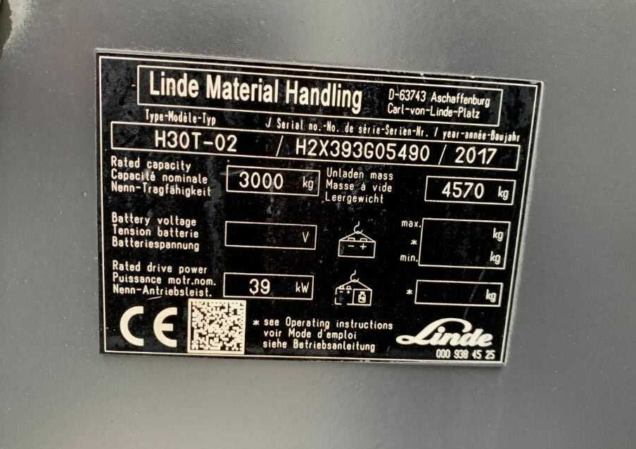 Linde H30T-02 - Υγραεριοκίνητο περονοφόρο: φωτογραφία 1 Linde H30T-02 - Υγραεριοκίνητο περονοφόρο: φωτογραφία 1