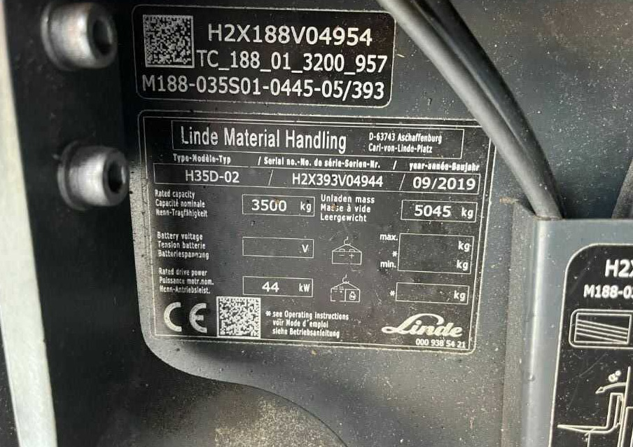 Linde H35D-02 - Πετρελαιοκίνητο περονοφόρο: φωτογραφία 4 Linde H35D-02 - Πετρελαιοκίνητο περονοφόρο: φωτογραφία 4