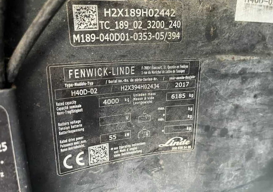 Linde H40D-02 - Πετρελαιοκίνητο περονοφόρο: φωτογραφία 4 Linde H40D-02 - Πετρελαιοκίνητο περονοφόρο: φωτογραφία 4
