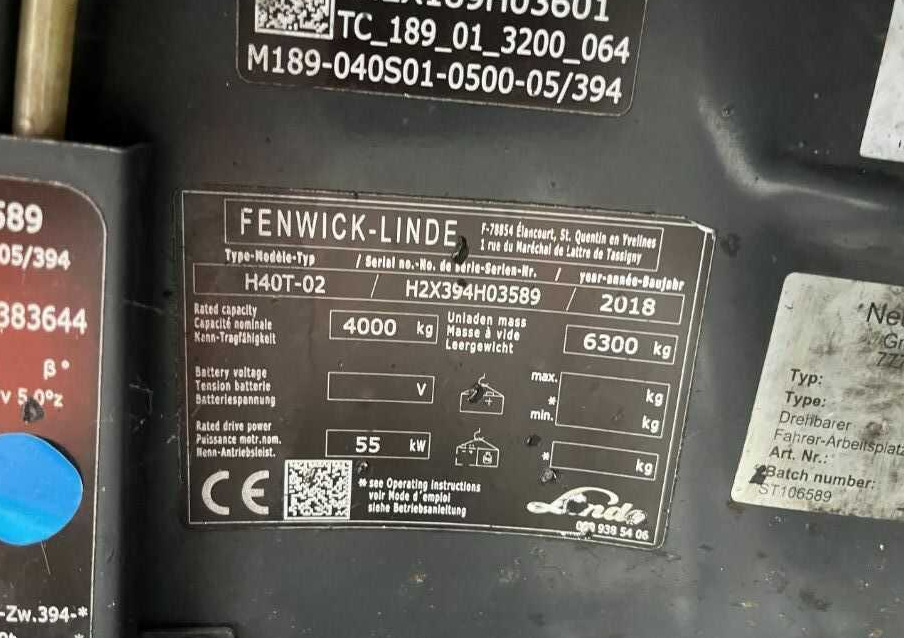 Linde H40T-02 - Υγραεριοκίνητο περονοφόρο: φωτογραφία 4 Linde H40T-02 - Υγραεριοκίνητο περονοφόρο: φωτογραφία 4