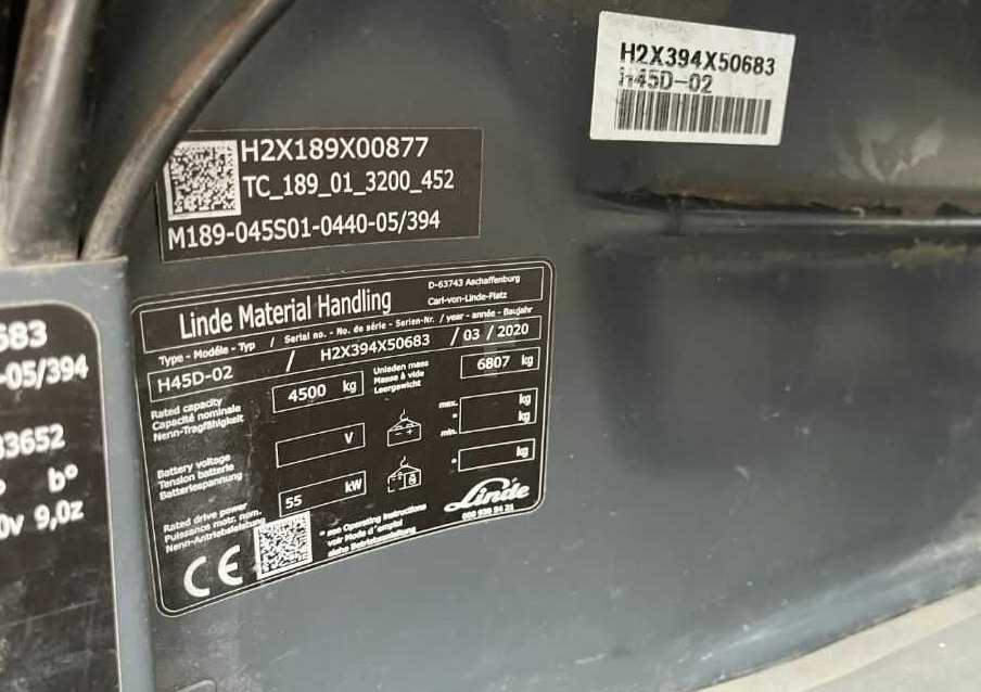 Linde H45D-02 - Πετρελαιοκίνητο περονοφόρο: φωτογραφία 4 Linde H45D-02 - Πετρελαιοκίνητο περονοφόρο: φωτογραφία 4