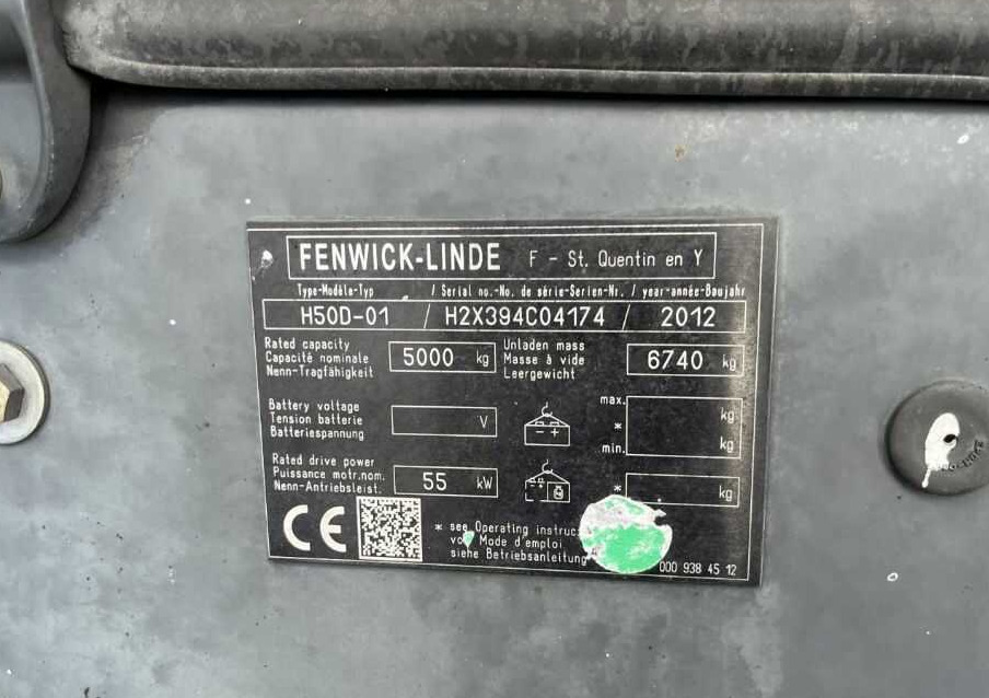 Linde H50D-01 - Πετρελαιοκίνητο περονοφόρο: φωτογραφία 4 Linde H50D-01 - Πετρελαιοκίνητο περονοφόρο: φωτογραφία 4
