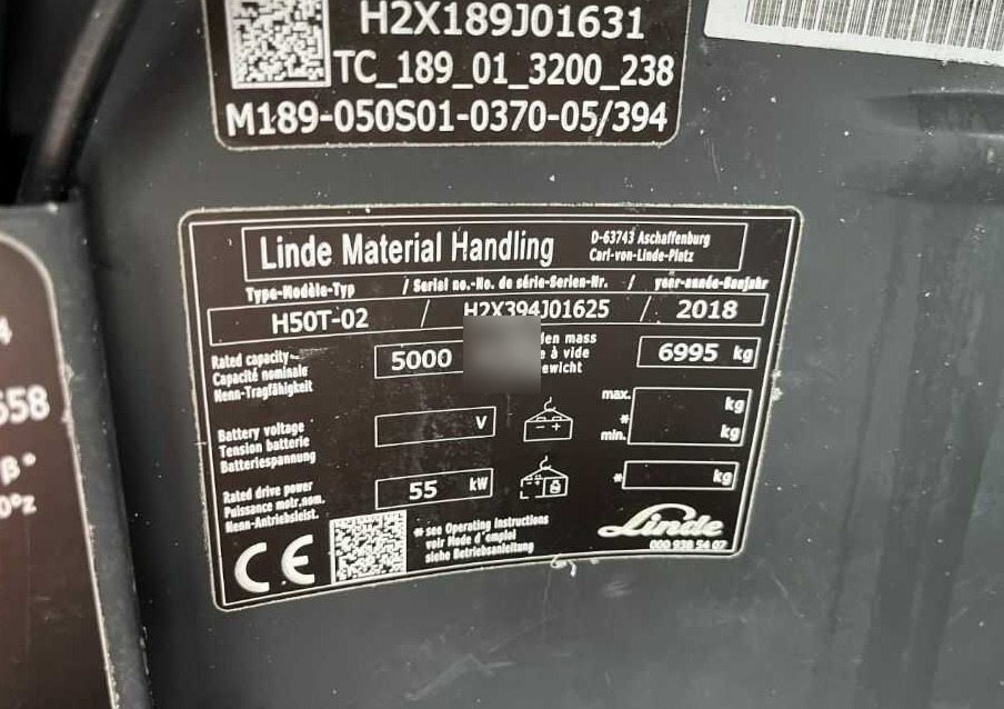 Linde H50T-02 - Υγραεριοκίνητο περονοφόρο: φωτογραφία 4 Linde H50T-02 - Υγραεριοκίνητο περονοφόρο: φωτογραφία 4