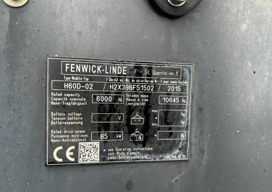 Linde H60D-02 - Πετρελαιοκίνητο περονοφόρο: φωτογραφία 4 Linde H60D-02 - Πετρελαιοκίνητο περονοφόρο: φωτογραφία 4